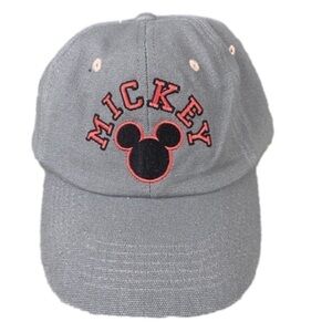 Disney Mickey Cap Unisex Grey One Size